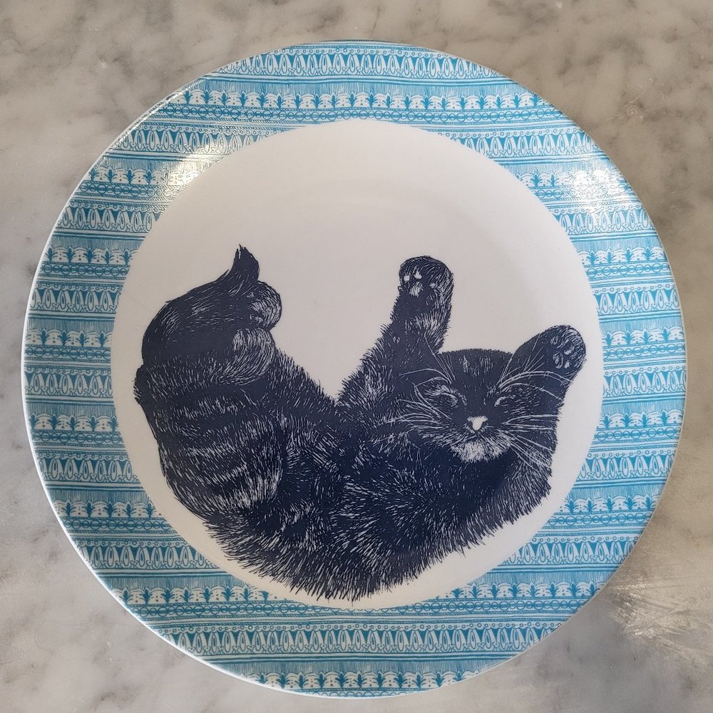 Lazy Cat Plate